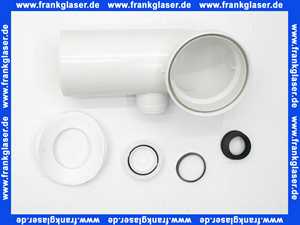 Sanit WC-Anschlussbogen 90Gr Stutzen rechts weiß 58104010000