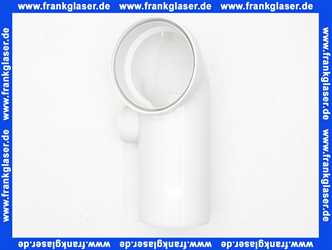 5810501 SANIT WC-Anschlussbogen 90Gr, DN 100 mit Stutzen links DN 50/56, alpin-weiß
