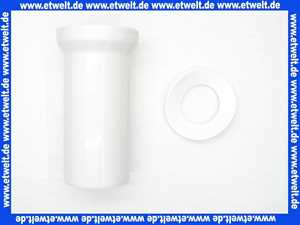 Sanit WC-Anschlussstutzen 250mm DN100 weiß 58202010000