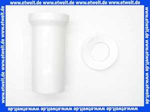 5820201 SANIT WC-Anschlussstutzen 250 mm, DN 100, alpin-weiß