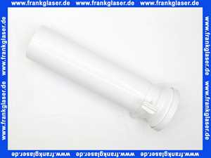 5821301 SANIT WC-Anschlussstutzen 400 mm,DN 100 mit Rattensperre verriegelbar,alpin-weiß