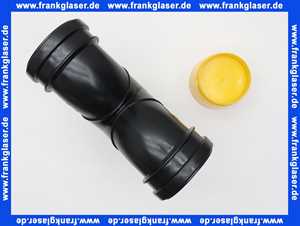 5881400 SANIT Wand-WC-Doppelbogen 90 Gr DN 90/90/90, für senkrechte Montage