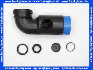 5890300 SANIT WC-Bogen 90Gr, DN 90/ DN 100 Stutzen links DN 50/56,schwarz