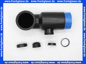 5890300 SANIT WC-Bogen 90Gr, DN 90/ DN 100 Stutzen links DN 50/56,schwarz