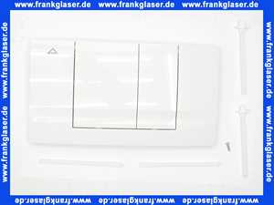 Sanit WC Betätigungsplatte für FRIABLOC Modell F 102, weiß 73307010000