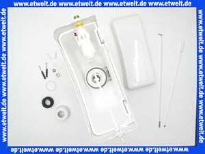 92A0001S099 Sanit Junior Jet Spuelkasten weiss komplett mit Zugstab (Alternative zu Jomo Hydrus Hochhängespülkasten)