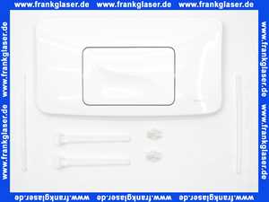 5305280 Schwab Gala weiß Abdeckplatte Drückerplatte Betätigungsplatte zu UP Spülkasten