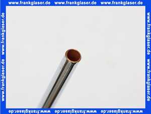487080699 Schell Kupferrohr 10mm, 300mm lang, beidersets glatt, verchromt