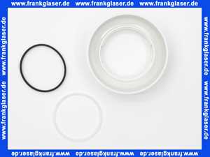 Schwab Überwurfmutter für Spülkasten mit Schleifring und Dichtung weiss