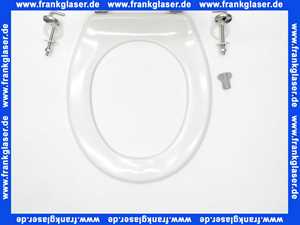 Schwab WC-Sitz Leo, weiß, Duroplast 2,76 kg, exz. Edelstahlscharniere 1409261401