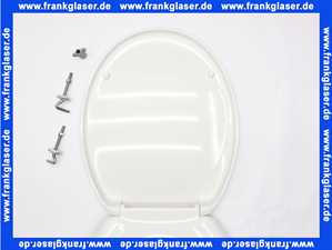 Schwab WC-Sitz Centaur, weiß Duroplast, 2,3 kg, Edelstahlscharniere 1409262201