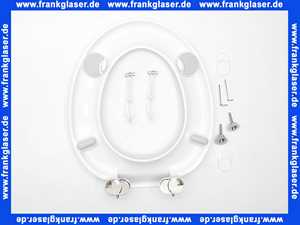 Schwab WC-Sitz Care, weiß, Duroplast 1,4kg, exz. Scharniere aus Zinkdruckguss 1409267701