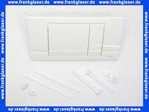 227179 Schwab komplette Betätigungsplatte RIVA DUO weiß, Zweimengen, für UP182 Spülkasten
