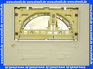 227602 Schwab komplette Betätigungsplatte VIVA matt verchromt, Zweimenge