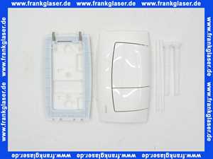 227693 Schwab komplette Betätigungsplatte ONDA weiß, Zweimenge