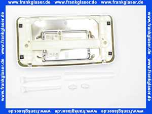 227702 Schwab komplette Betätigungsplatte GALA matt verchromt, Start-Stopp