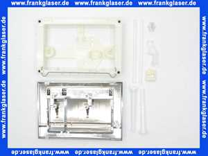 227730 Schwab komplette Betätigungsplatte RIVA DUO MINI glanz verchromt, Zweimenge