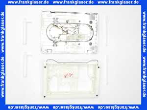 385302 Schwab komplette Betätigungsplatte CIRCLE transp. Kunststoff schwarz, Zweimenge
