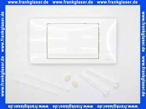 5141240 Schwab Betätigungs-Platte Abdeckplatte Drückerplatte Riva Z9110, weiss 514-1240