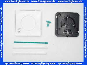 Schwab Bedienungsplatte Gaia DF, weiß Zweimengenspülung, für UP-SPK Quadro 8050417001