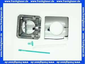 Schwab Bedienungspl. Gaia DF, glanzchrom Zweimengenspülung, für UP-SPK Quadro 8050417051