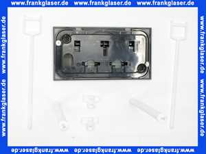 Schwab Bedienungsplatte Kantos DF, matt- schwarz, mech. für UP-SPK XT 8050418755