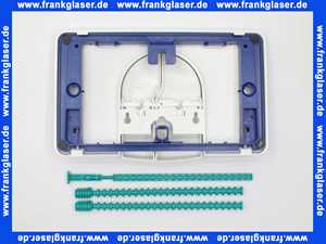 Schwab Bedienungsplatte W2100 DF, weiß Zweimengenspülung, für UP-SPK 2136 8050420730