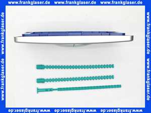 Schwab Bedienungspl. W2100 DF, mattchrom Zweimengenspülung, für UP-SPK 2136 8050420759