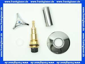 2923 Seppelfricke Oberteil fuer Rundstrom DN15/20 verchromt