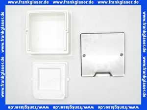 8151 Seppelfricke Rohrbelüfter Sepp-Safe-S für Wandeinbau Modell 8151 1/2 x 3/4 Zoll Din-EN3266-1 DVGW mit Abdeckplatte Edelstahl