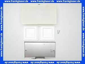 8153 Seppelfricke Rohrbelüfter Sepp-Safe-S für Wandeinbau Modell 8153 1/2 x 1 x 1/2 Zoll Din-EN3266-1 DVGW mit Abdeckplatte Edelstahl