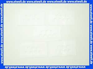 54915834 Sieger Dichtung weiß Wärmetauscher 7 Rohre (5x)