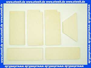 63029383 SIEGER Schamottegarnitur für COSY08.., COSY10..