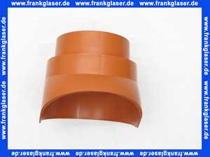 7098527 Sieger Regenkappe DN140/125, 25-55 Grad, rot, für GN80-GDO80