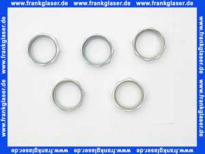 7099224 Sieger Mutter für Wärmetauscher, Set 5 Stück, für KBR/ZBR 65,98.., BK11, BK16