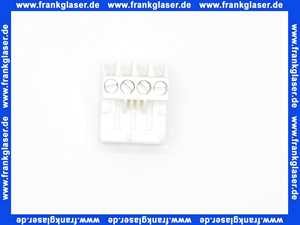 7747023980 Sieger Anschlussklemme 4-polig BR II Brenner weiß, für TG 12 EK-..