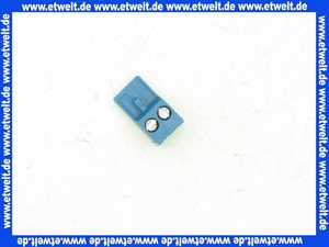 7747027014 Sieger Anschlussklemme steckbar 2-pol blau, für IGM, BK 13, BK 15