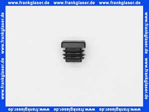 Stopfen vierkant PE schwarz 20x20mm