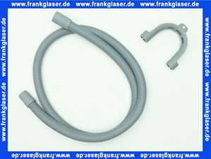 Abwasserschlauch Sprialablaufschlauch Verlängerung Ablaufschlauch 1500 mm für Waschmaschine und Spülmaschine