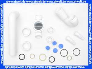 Röhrensifon Sifon für Spülbecken DN40 G11/2 Zoll mit 2x Geräteanschluss