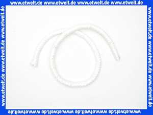 Hitzeschutz-Dichtschnur 15mm 1m lang Delvotherm 500 weiß Temperatur bis ca. +450°C aus Glasfaser