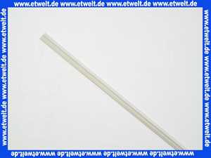 Duschkabinendichtung 1 Lippe (kurz) innen liegend 2000mm lang für ESG 6-8 mm