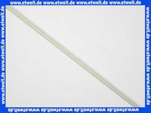 Duschkabinendichtung 1 Lippe (kurz) innen liegend 2000mm lang für ESG 6-8 mm