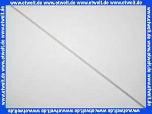 Duschkabinendichtung 2 Lippen für ESG 6-8 mm 2000mm lang