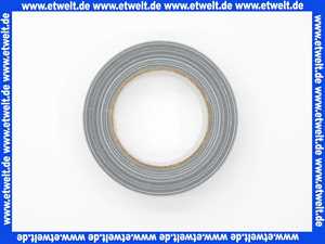 Klebeband SHK Sanitär Heizung Klima Gewebeband 50mm breit Rolle 50m Silbergrau