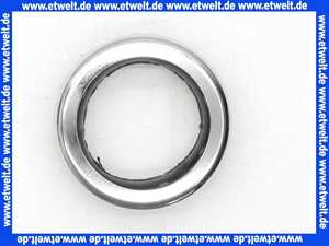 Spülrohrverbinder WC-Verbinder für WC D=55mm für Spülkasten Spülrohr 45mm mit Rosette verchromt