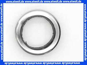 Spülrohrverbinder Trumpf® 44mm 55mm schwarz mit Rosette