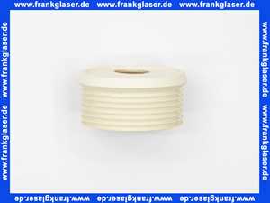 Spülrohrverbinder Stedo® 28-32mm 55mm weiß für WC Druckspüler