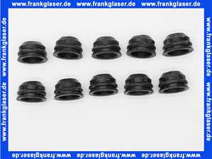 10 Abwasser Siphon HT-Gumminippel Sicken Nippel NW 40 11/4 x 40mm Siphonanschluss