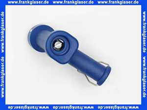 Reinigungspistole mit blauem EPDM-Schutzmantel Anschluss 1/2 Zoll Innengewinde Betriebsdruck bis 24 bar Wassertemperatur bis +50°C